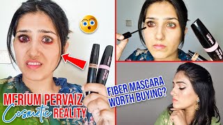 Merium Pervaiz Cosmetics Reality  Fibre Mascara Worth Buying [upl. by Josler]