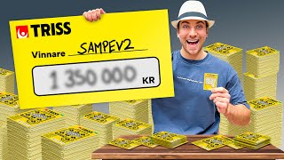 Skrapar TRISS för 100000kr [upl. by Hilarius475]