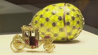 Fabergé eggs on show in St Petersburg  le mag [upl. by Phaidra]