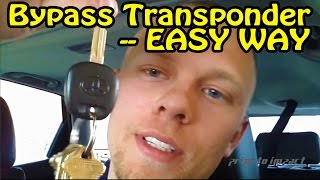 Transponder Chip Key Bypass How To For Any Car [upl. by Adnir431]