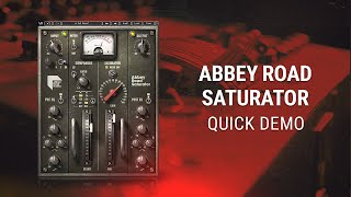 Waves Abbey Road Saturator Plugin – Quick Demo [upl. by Titos483]