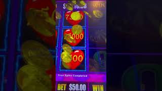 50 SPIN HEART THROB MASSIVE JACKPOT slot casinoprogressiveslot [upl. by Eerihs601]