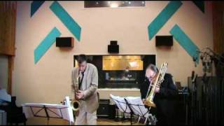 David Taylor Bass Trombone and Daniel Schnyder Saxophone Play Duo Concertante [upl. by Jessa]