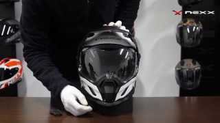 NEXX Helmets XD1  Video Tutorial  How to Place the OffRoad Chin Ventilation [upl. by Metsky636]