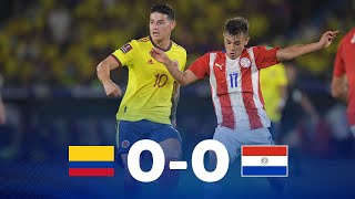 Eliminatorias  Colombia 00 Paraguay  Fecha 14 [upl. by Novyart561]