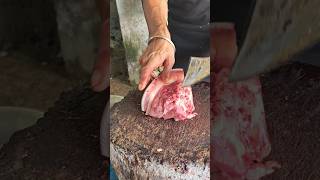 Lovely Pork Cutting amp Chops meat pork bollywood tamil food shorts porkdishes hindisong the [upl. by Kravits]