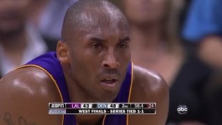 Kobe Bryant Full Highlights vs Nuggets 2009 WCF GM3  41 Pts CLUTCH [upl. by Anillehs]