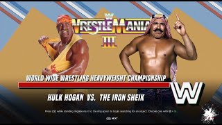 THE BIRTH OF HULKAMANIA Hulk Hogan vs The Iron Sheik [upl. by Ayifa352]