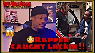 CML LAVISH D RUNS INTO LIL BLOOD ‘ S BROTHER OAKLAND RAPPER LIL RUE‼️ GETS PRESSED  DNiMiKE REACTS [upl. by Alik]