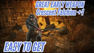 Demons Souls Remake  Easy Early OP Weapon Crescent Falchion 1 Plus Uchigatana Location PS5 [upl. by Nudd137]