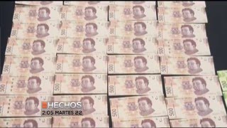 Detienen a falsificadores de billetes [upl. by Ehcsrop]