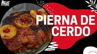 RECETA PIERNA DE CERDO AL HORNO [upl. by Meekar630]