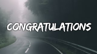 PewDiePie  Congratulations Lyrics [upl. by Eilsil]