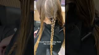 How I do a REVERSE BALAYAGE 😲Lowlights 88  35vol 12 ratio 🤫howto technique sydney [upl. by O'Brien]