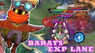 BARATS IN THE EXP LANE IS SO CRAZY  BARATS BUILD 2024  BARATS TOP GLOBAL  MLBB [upl. by Mitzl]