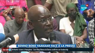 BENNO BOKK YAAKAAR FACE A LA PRESSE [upl. by Shaikh]