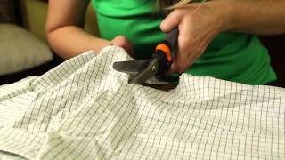 How to Repurpose Mens Shirts  Recycled Crafts amp Decor [upl. by Michale575]