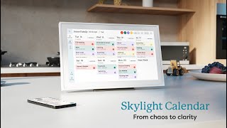 Skylight Calendar  The smart touchscreen calendar amp organizer making family life more manageable [upl. by Adna61]