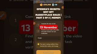 OpenSea’s Secrets Why NFT Marketplace Rules  Part 2 of 5  MemeFi [upl. by Atselec898]