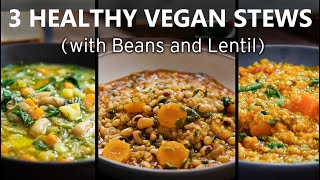 3 Easy One Pot Vegan Meals Recipe  High Protein and Easy Vegan Recipes  Food Impromptu [upl. by Gnouh492]