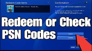 How do you Check PSN Codes Work and your Installed Addons [upl. by Fatimah]