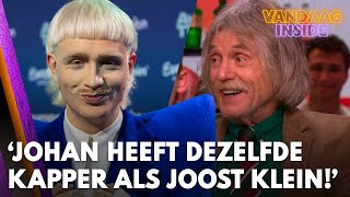 Johan heeft dezelfde kapper als Joost Klein  VANDAAG INSIDE [upl. by Burke]