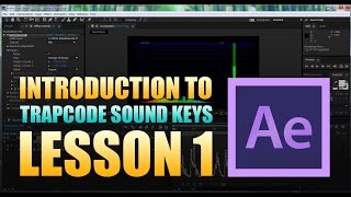 Sound Keys Lesson 1  Tutorial to Trapcode plugin for AE [upl. by Anitreb74]