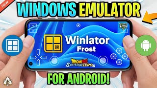 🔥 WINLATOR FROST V8R1  SETUP amp GAMEPLAY  WHATS NEW  BEST WINDOWS EMULATOR ANDROID [upl. by Ineslta619]