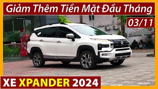 Xe Mitsubishi Xpander khuyến mại tháng 11Giảm thêm tiền mặtChi tiết xe lăn bánh mớiXe Việt [upl. by Eseerehs]