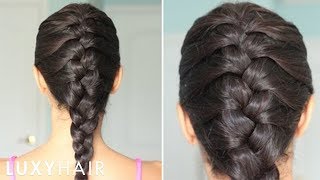 How To Basic French Braid [upl. by Ayisan]