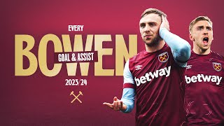 Jarrod Bowen  Every West Ham United Goal amp Assist 202324 🏴󠁧󠁢󠁥󠁮󠁧󠁿⚒️ [upl. by Jock776]