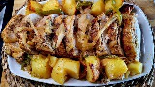 LOMBO DE PORCO NO FORNO COM BATATASRECEITAS DA BENELGA [upl. by Helbonnah121]