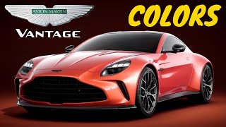 NEW Aston Martin Vantage 2025 Colors Revealed [upl. by Etnoel196]