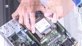 Lenovo ThinkSystem SE350 installing a heat sink [upl. by Anayik]