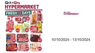 Pick n Pay specials ZA  10102024  13102024 [upl. by Ajat]