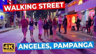 Insane Nightlife in WALKING STREET Angeles City Pampanga [upl. by Elden]