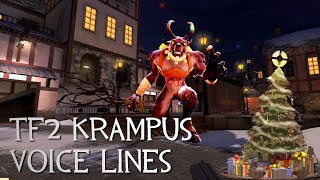 TF2 All Krampus Voice Lines  Smissmas 2023 [upl. by Robinett]