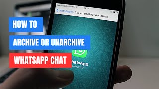 How to Archive or Unarchive WhatsApp Chat on Android 2024 Guide [upl. by Philipines]