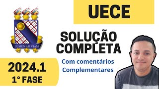 UECE 20241 Soluções e comentários sobre a prova de Física [upl. by Mientao348]