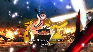 Demon Slayer  Hashira Training Arc  Gyomei Himejima use Stone Breathing [upl. by Maze490]