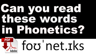 Phonetic Exercises  Find the word written in phonetic transcription  Easy English Lesson [upl. by Aihsa]