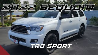 2022 Toyota Sequoia TRD Sport Overview [upl. by Lecia]