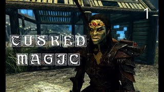 Tusked Magic  An Orc Story  Skyrim [upl. by Adihsar]