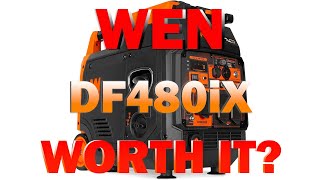 WEN DF480iX 4800Watt Dual Fuel RVReady Electric Start Portable Inverter Generator B0D3WW1CSQ [upl. by Suvart]