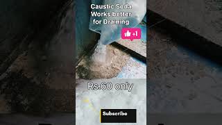 Caustic Soda works Better for Draining waste water [upl. by Ahsilram]