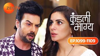 Prithvi ने करी Preeta को डराने की कोशिश  Kundali Bhagya  Ep 1099  1109  Karan amp Preeta  zeetv [upl. by Lurie]