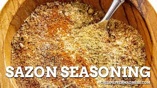 Sazon Seasoning Recipe the Perfect Spice Blend  Chili Pepper Madness [upl. by Orwin]