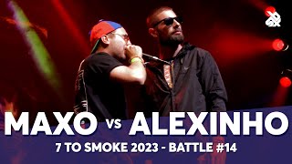 MaxO 🇧🇬 vs Alexinho 🇫🇷  GRAND BEATBOX BATTLE 2023 7 TO SMOKE  Battle 14 [upl. by Lewert]