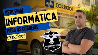 QUESTÕES DE INFORMÁTICA CORREIOS  RETA FINAL IBFC [upl. by Aicen]