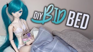 I made a bed for my BJDs DIY [upl. by Sigfrid]